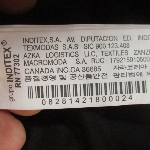 ZARA Puffer Jacket Women's Small Black Faux Leather Insulated‎ Winter Coat - Picture 7 of 9